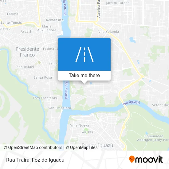 Rua Traíra map