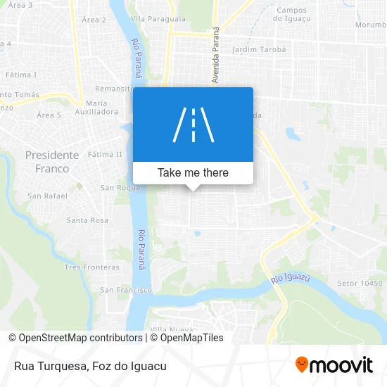 Rua Turquesa map