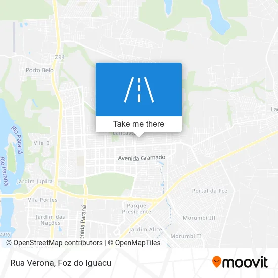 Rua Verona map