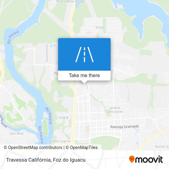 Travessa Califórnia map