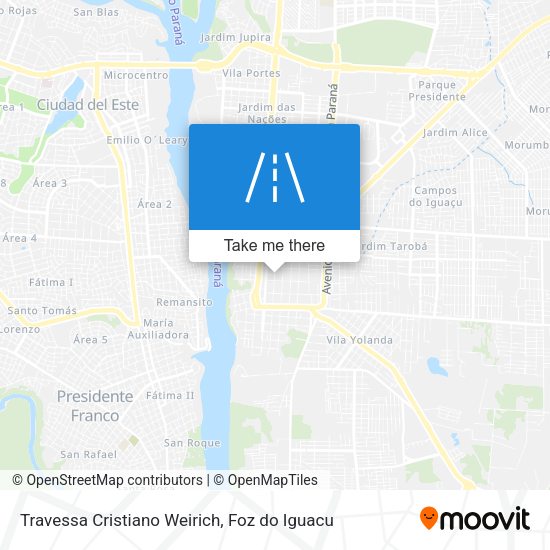 Travessa Cristiano Weirich map