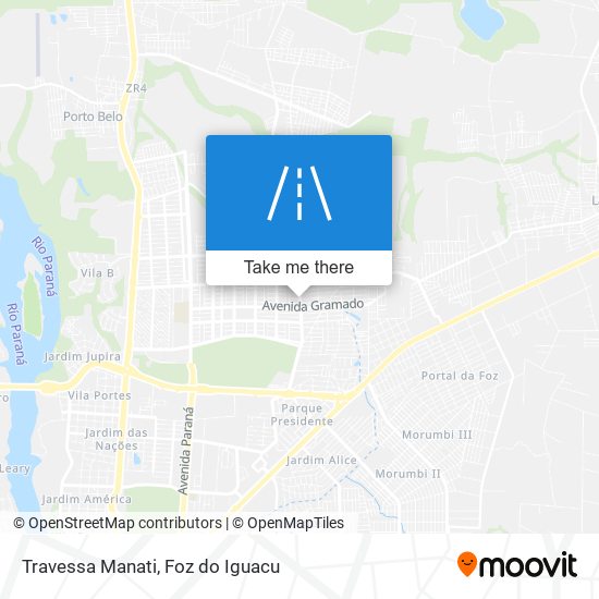 Travessa Manati map