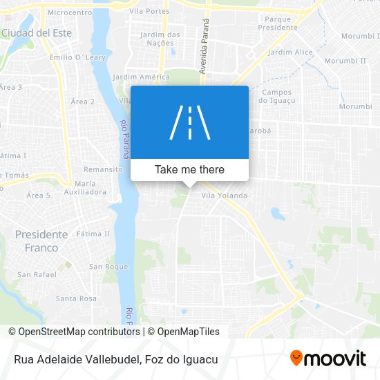 Rua Adelaide Vallebudel map