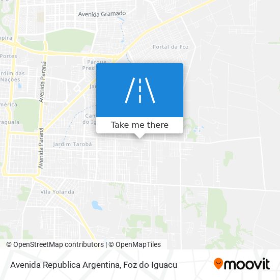 Avenida Republica Argentina map