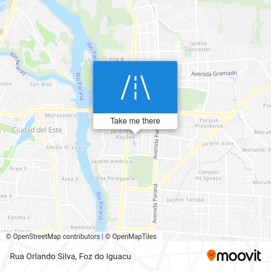 Rua Orlando Silva map