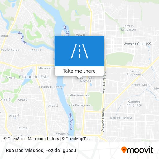 Rua Das Missões map