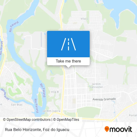 Rua Belo Horizonte map