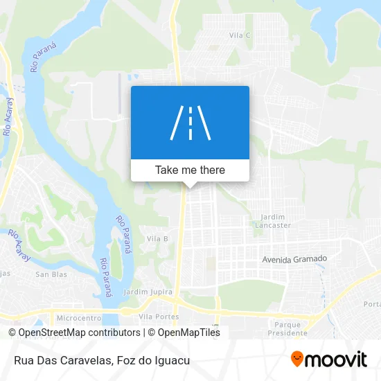 Rua Das Caravelas map