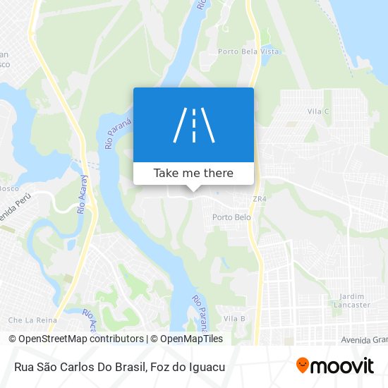 Mapa Rua São Carlos Do Brasil