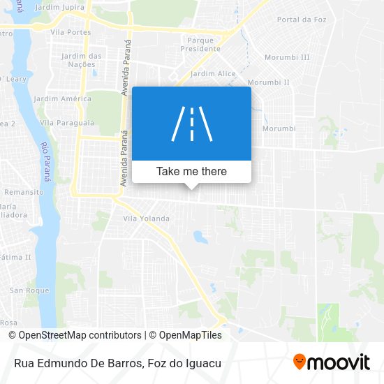 Rua Edmundo De Barros map
