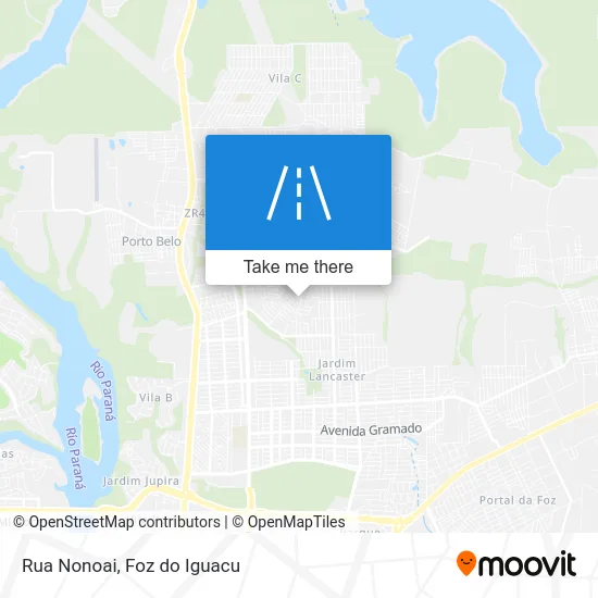 Rua Nonoai map