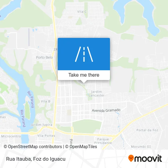 Rua Itauba map