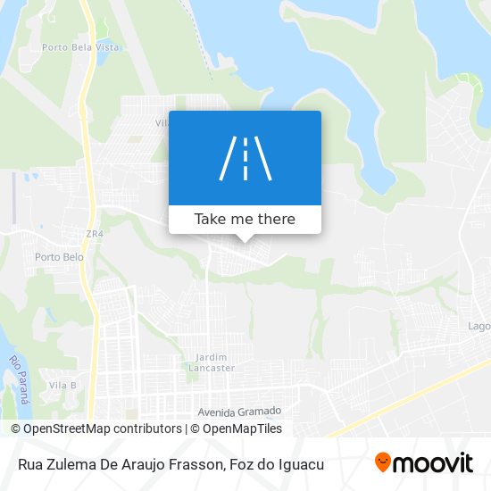 Rua Zulema De Araujo Frasson map