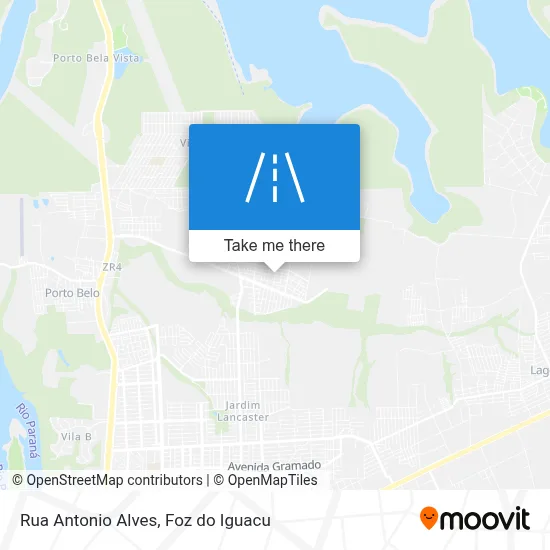 Rua Antonio Alves map
