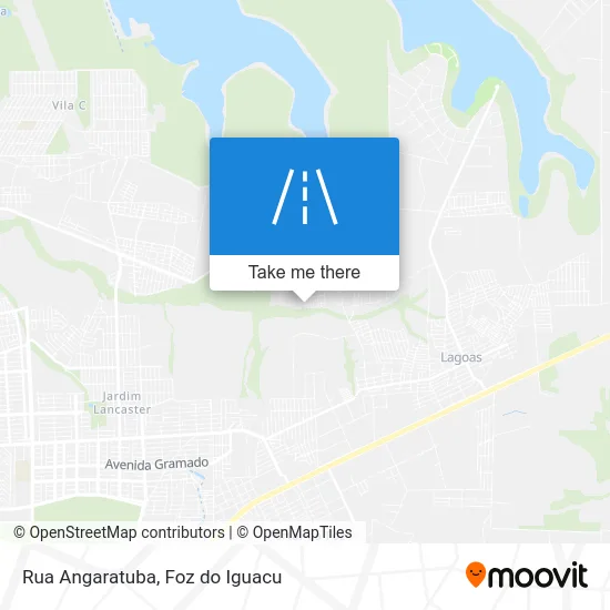 Rua Angaratuba map