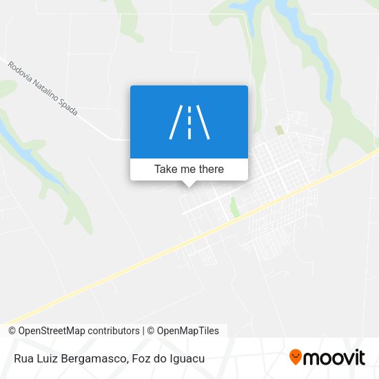 Rua Luiz Bergamasco map