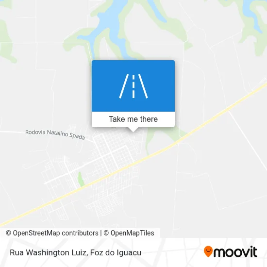 Rua Washington Luiz map
