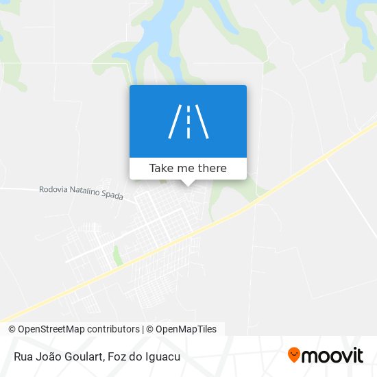 Rua João Goulart map