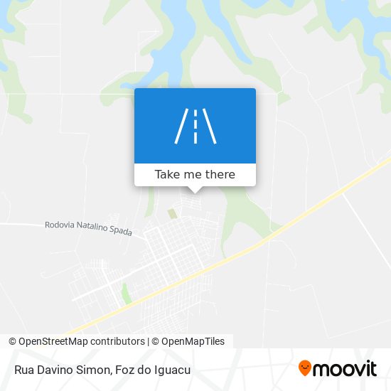Mapa Rua Davino Simon