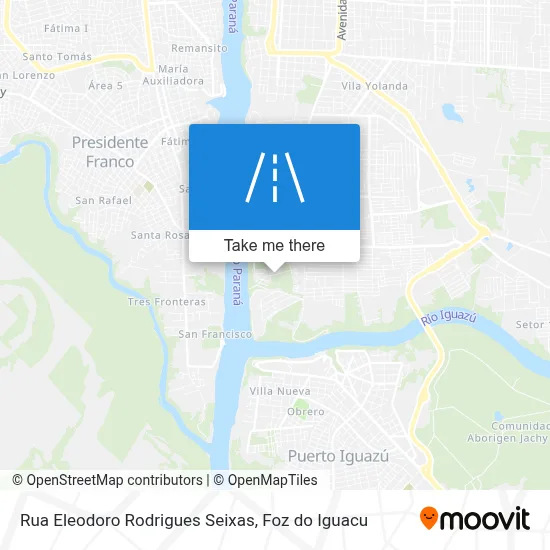 Rua Eleodoro Rodrigues Seixas map