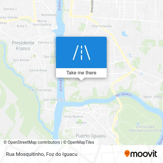Rua Mosquitinho map