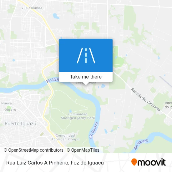 Rua Luiz Carlos A Pinheiro map