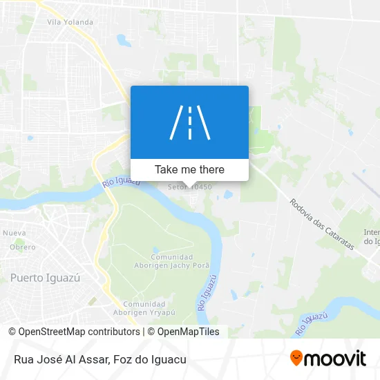 Rua José Al Assar map