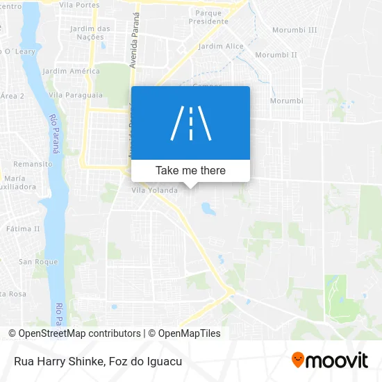 Rua Harry Shinke map