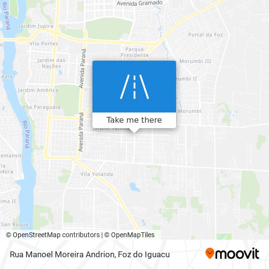 Rua Manoel Moreira Andrion map