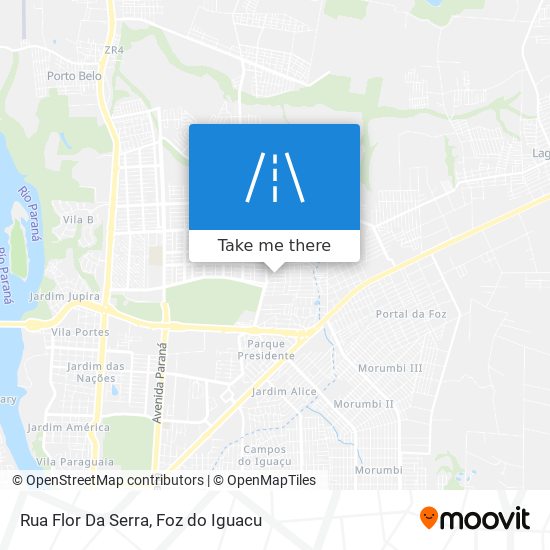 Rua Flor Da Serra map