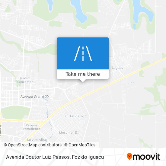 Avenida Doutor Luiz Passos map