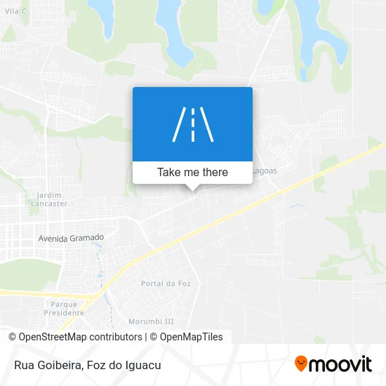 Rua Goibeira map
