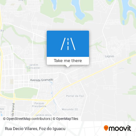 Rua Decio Vilares map