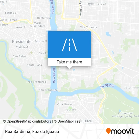 Rua Sardinha map