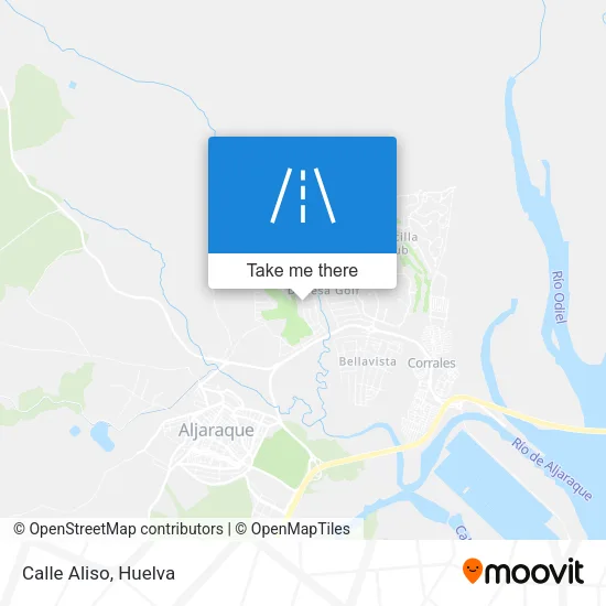 Calle Aliso map