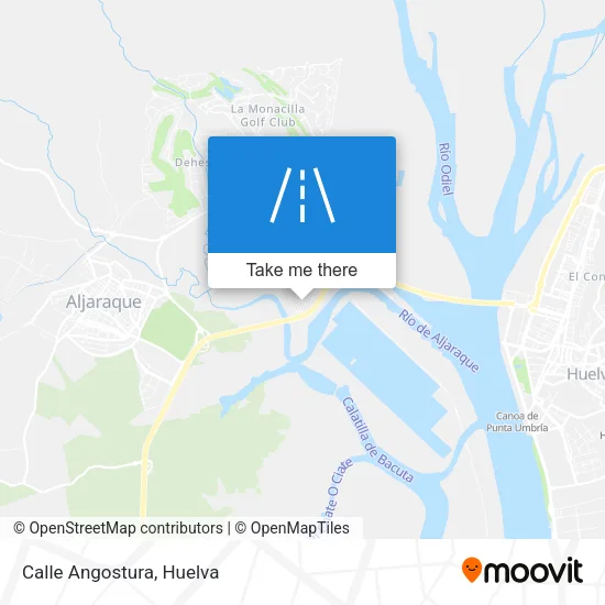 Calle Angostura map