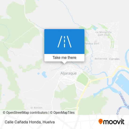 Calle Cañada Honda map