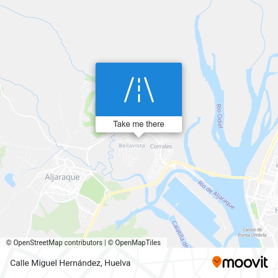 Calle Miguel Hernández map