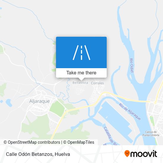 Calle Odón Betanzos map