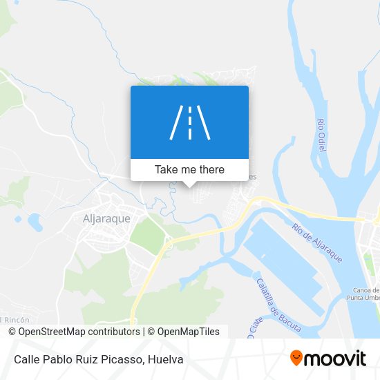 Calle Pablo Ruiz Picasso map