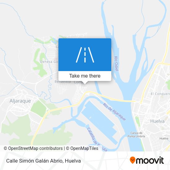 Calle Simón Galán Abrio map