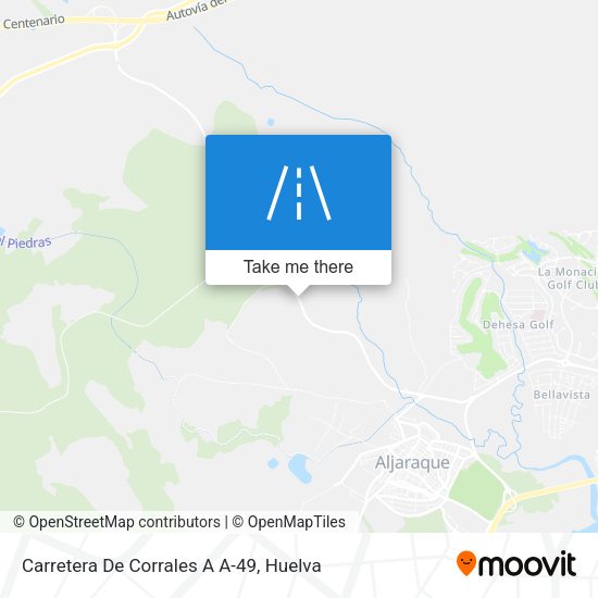 Carretera De Corrales A A-49 map
