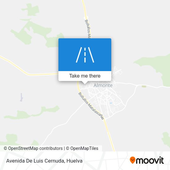 Avenida De Luis Cernuda map