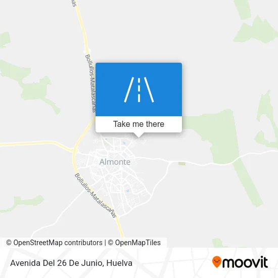 Avenida Del 26 De Junio map
