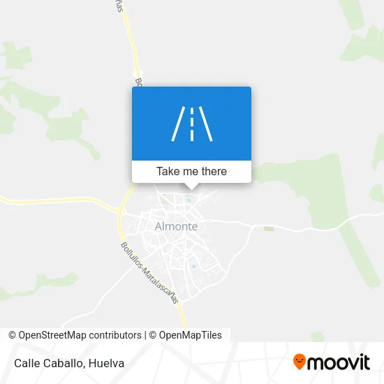 Calle Caballo map