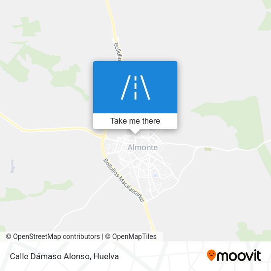 Calle Dámaso Alonso map