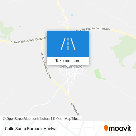 Calle Santa Bárbara map