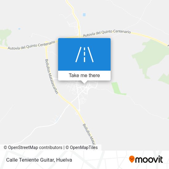 Calle Teniente Guitar map