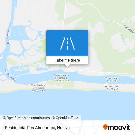 Residencial Los Almendros map