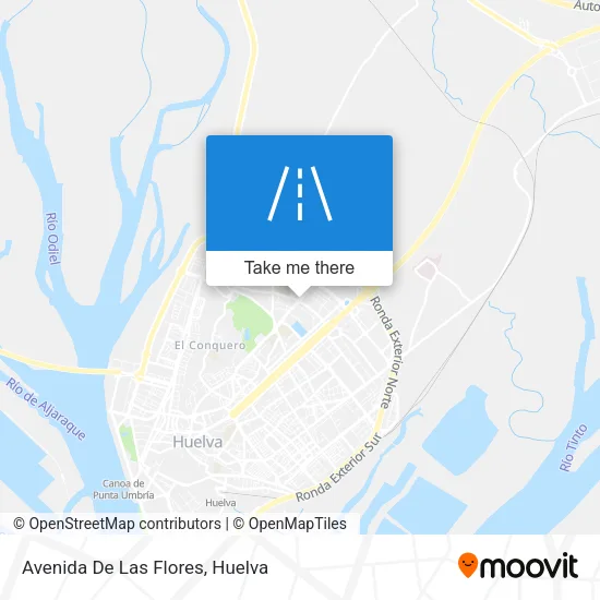 Avenida De Las Flores map